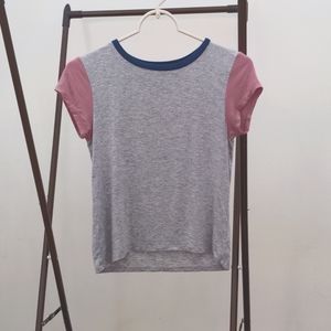 AEO color block tee